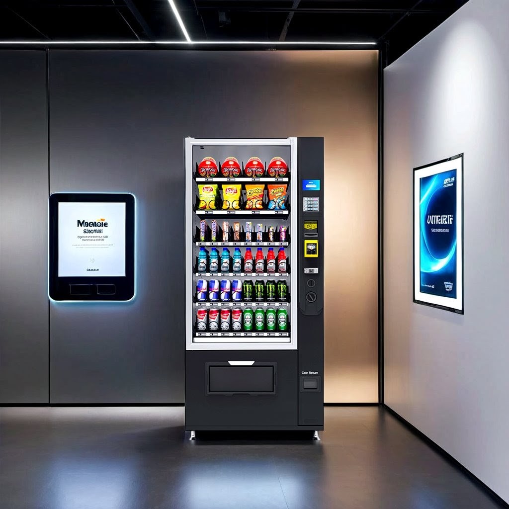 Qida və içki məhsulları üçün avtomatik vending aparatı